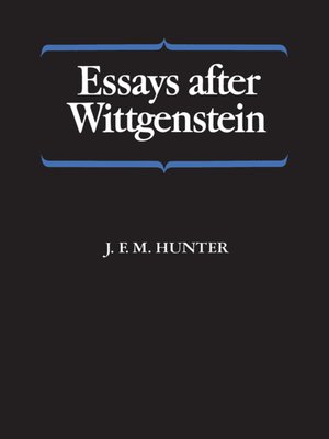 cover image of Essays after Wittgenstein
